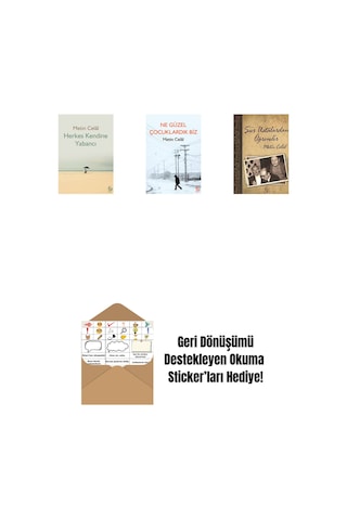 Herkes Kendine Yabancı + Ne Güzel Çocuklardık Biz + Şiir Ustalardan Öğrenilir + Okuma Sticker'ları