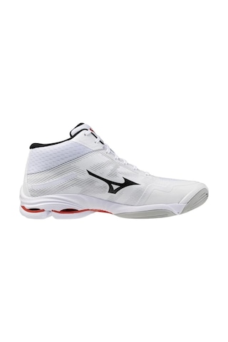 Mizuno Wave Lightning Pro Mıd Unisex Voleybol Ayakkabısı Beyaz Çok Renkli