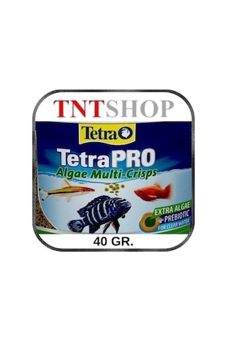 Tetra Pro Algae Multi Crips 40 Gr - Bitkisel Spirulina İçerikli Balık Yemi