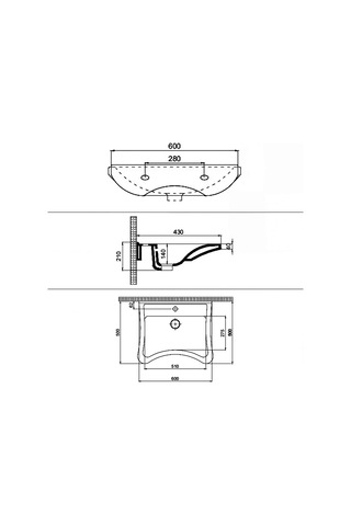 Quarter Bath Engelli Lavabo 50x60 Cm Duvara Asma Seramik Lavabo Tekerlekli Sandalye Uyumlu Parlak Beyaz 70sd2006