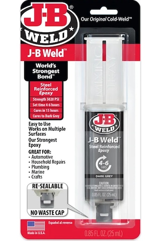 J-b Weld Şırınga - 25 Ml Çok Yüzeyli Hızlı Süper Güçlü Epoksi Yapıştırıcı