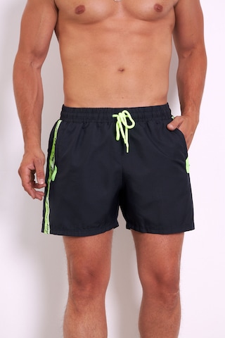 Enrico Ferry Erkek Lacivert Cepli Hızlı Kuruyan Deniz Şortu 2512l