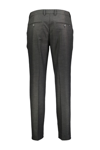 Finesuits Erkek Desenli Klasik Pantolon 2422105005.pvycs Siyah