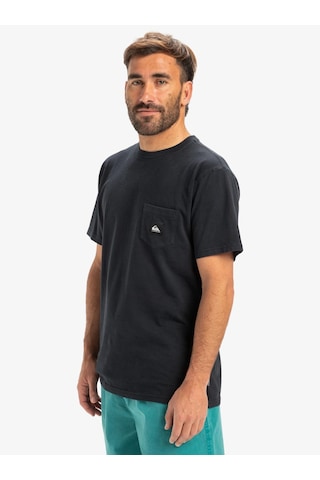 Quiksilver Salt Water Pocket Ss Tee Erkek T-shirt-29747 Siyah