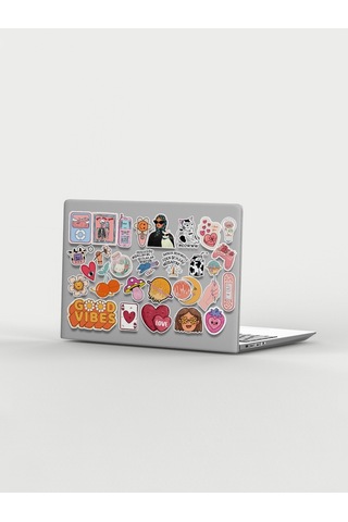 Groovy Tasarım Stickers Çıkartma Pytks0tk119 Çok Renkli