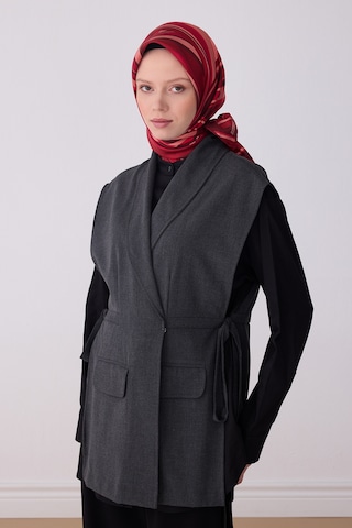 Geometrik Desen İpek Twill Eşarp T 4311 Bordo