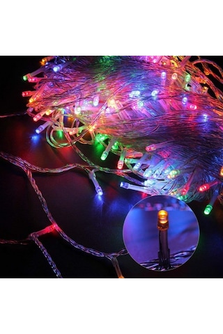 Dekoratif 100 Led 10 Metre Animasyonlu Yılbaşı Süs Ağaç Led