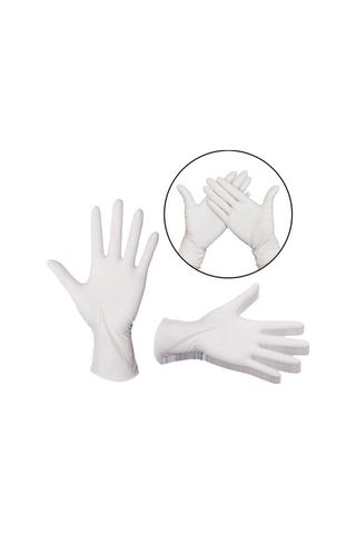 Trendooze Suntek 10 Adet Güçlü Nitril Eldiven, Evcil Hayvan Bakım İçin Pudrasız