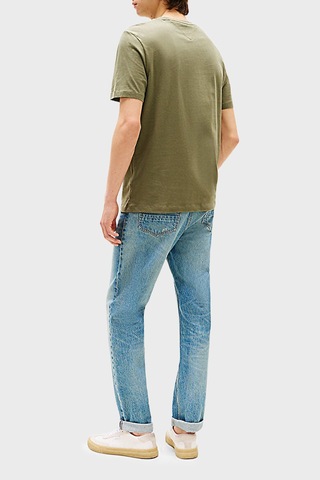 Tommy Hilfiger Erkek T Shirt Mw0mw39995 Plı Yeşil Yeşil