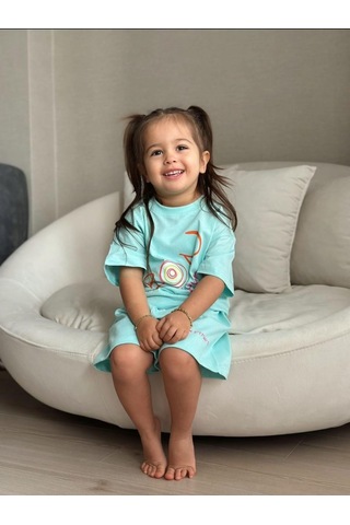 Bonjour Şortlu Çocuk Takım Yeşil