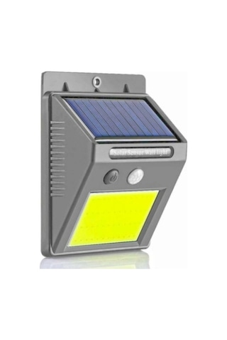 Solar 48 Led Bahçe Lambası - Geniş Açılı Panel - Duvara Monte Ttt