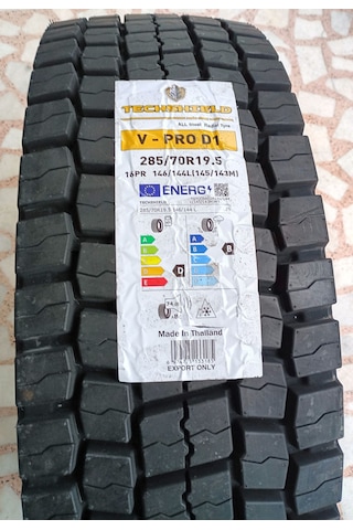 285/70 R19.5 146l16pr Vpro D1 Çeker M+s Techshıeld, 2025 Tayland Üretim