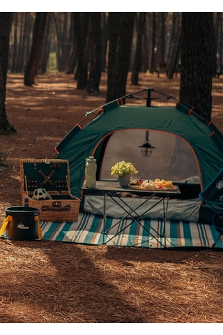 Urban Badger Wunjo Piknik Örtüsü 1.2x2 Metre Beyaz - Mavi