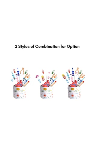 Teltree Ahşap Çocuklar İçin Tıp Oyuncak Seti - Dinleyici, Diş Modeli, Fırça, Macun Ve Diş Bakımı Araçlarıyla Rol Yapma Oyunu, Saklama Kova İçerir