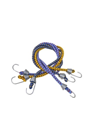 Carub Bagaj Ahtapotu 80-180cm 3lü Set Çelik Kancalı Yük Sabitleme Gergi Lastiği Üniversal Br0765007