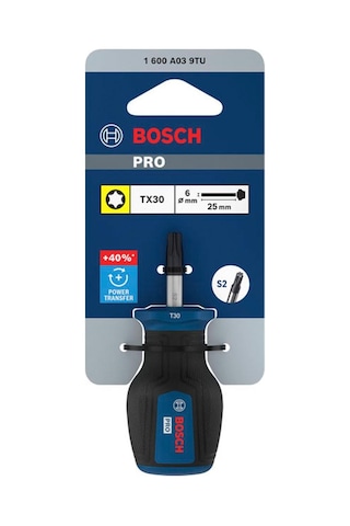 Bosch Pro Tx30x25 Mm Avuç İçi Torx Tornavida 1600a039tu