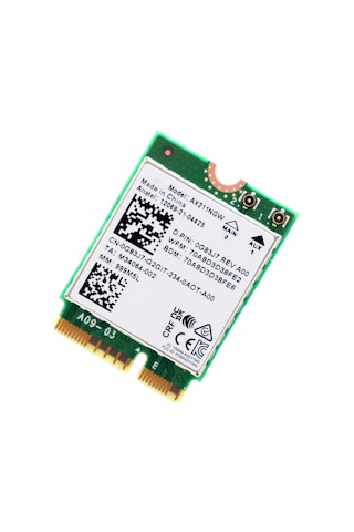 Intel AX211NGW Wi-Fi 6E (Gig+) Serisi Bluetooth 5.3 Network Kart