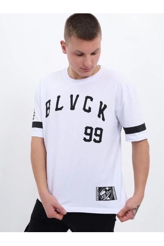 Çocuk Harf Baskılı Tshirt-14613 Beyaz