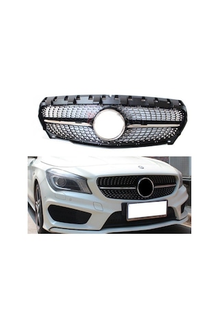 Mercedes W117 2016-2016 Cla Diamond Panjur - Sıyah