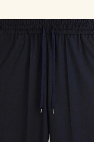 Amongst Few Özel Tasarım Le Pantalon Droit: Yün Karışımlı Regular Fit Pantolon Lacivert