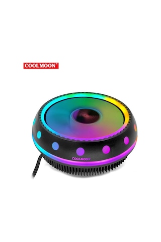 Coolmoon Ufo Cpu İşlemci Fanı Rgb Intel/Amd Tam Uyumluluk