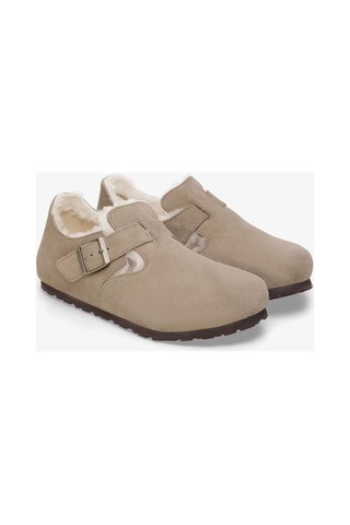 Birkenstock London Vl Shearling Kadın Bej Günlük Ayakkabı