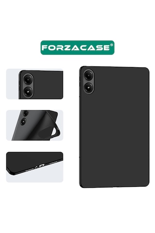 Forzacase Xiaomi Redmi Pad Pro 12.1 Inch Tablet İle Uyumlu Silikon Kılıf Siyah - Fc155 Arka Kapak
