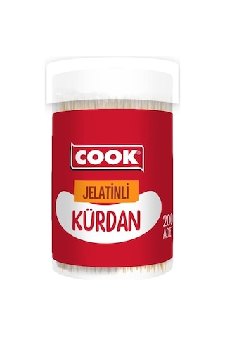 Cook Bambu Kürdan, Jelatinli, 200 Adet