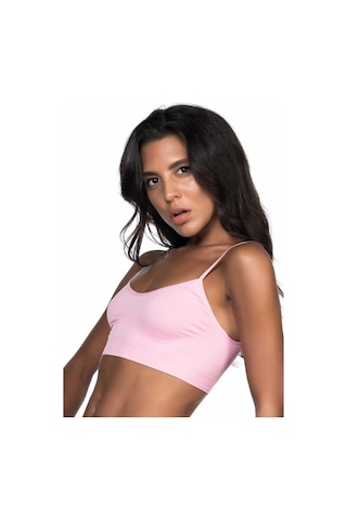 Pembe Mı Emay 4003 Soft İp Askı Büstiyer Pembe