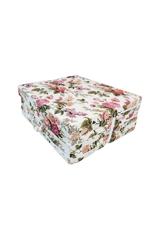 Vip Katlanır Yer Yatağı 8 Cm Kalın Sünger Yatak 80x180x8 Cm-ingiliz Gülü
