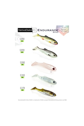 Nanıwaosakashı Endurande Shad 70mm C050