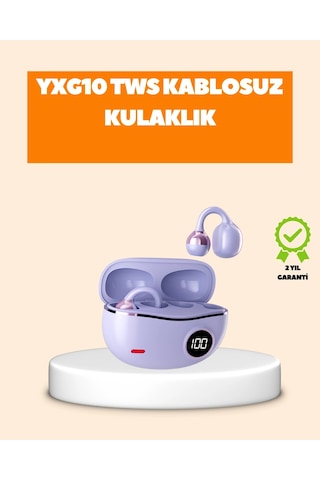 Mey İthalat Yxg10 Klipsli Açık Kulaklık - Spor İçin Uygun, Aptx Ses, Ergonomik Yapı