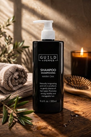 Guild + Pepper Warm Oak Şampuan 285 Ml Tüm Saç Tipleri İçin Nemlendirici & Güçlendirici Bakım Tüm Saçlar