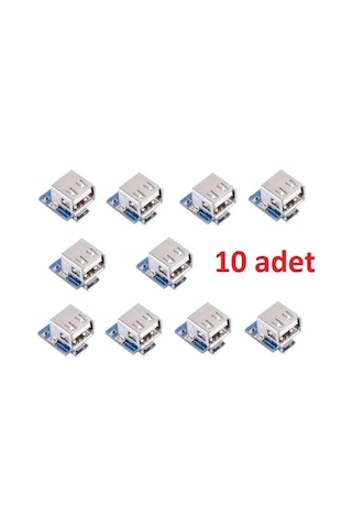 10 Adet Powerbank Devresi -Usb Pil Şarj Modülü , 5V Usb Boost