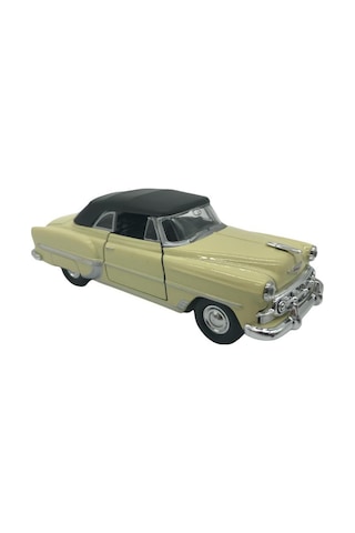 Farbu Oyuncak 1:38 Metal Çek Bırak Araba 1953 Chevrolet Bel Air 42367h-d Sarı