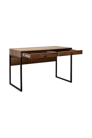 Profile Çekmeceli Çalışma Masası-koyu Ceviz Oslo Ceviz 120x79x60 Cm Gxyxd