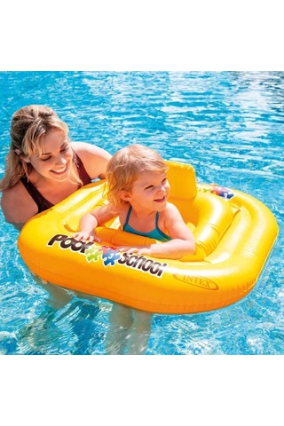 Oturaklı Kare Bebe Flotoru 79cm 56587 Çok Renkli