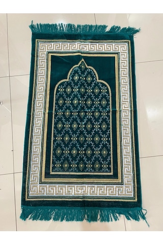 5 Adet Kadife Şipinger Seccade Hac Ve Umre Hediyesi Karışık Renk Ve Desen Çok Renkli