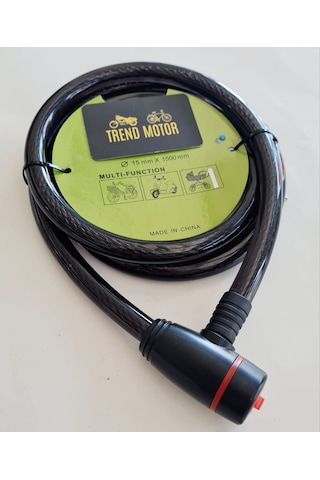 Bisiklet Kilit 15MM Kalınlık - 150 CM Uzunluk