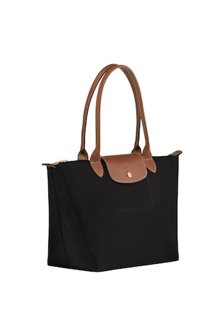 Longchamp L2605 089 Kadın Omuz Çantası Medium Kahverengi - Siyah