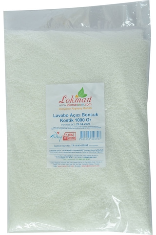Lokman Avm Lavabo Açıcı Boncuk Kostik 1 KG