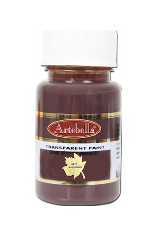 Artebella Transparan Cam Vitray Boyası 881150 Kahverengi 50 ML