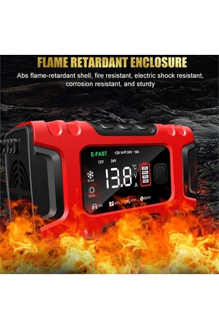 Dancemonkey 12v/24v Akıllı Şarj Cihazı - 7 Aşamalı Agm/kurşun Asit Pille Onarım