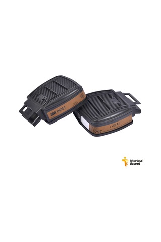 3M D8051 Secure Click Dual Flow A1 Gaz ve Buhar Filtresi (1 Çift)