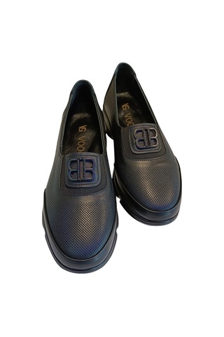 Voog 813 Kadın Hakiki Deri Comfort Casual Ayakkabı Siyah Nubuk Siyah