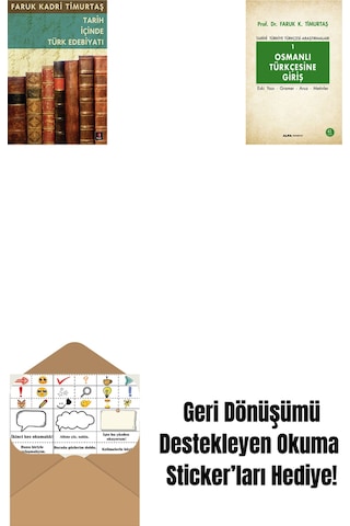 Tarih İçinde Türk Edebiyatı + Osmanlı Türkçesine Giriş 1 + Okuma Sticker'ları