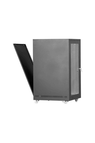 Setrack 19" 16U 600 x 800 Tekerlekli Camlı Rack Kabinet