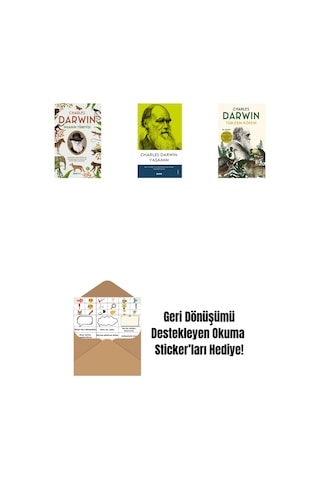İnsanın Türeyişi + Yaşamım + Türlerin Kökeni + Okuma Sticker'ları
