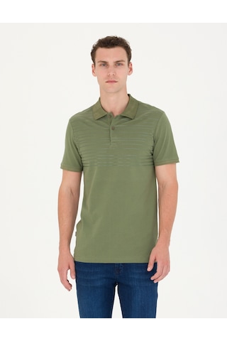 Pierre Cardin Erkek Haki Tişört 50275708-vr027 Haki