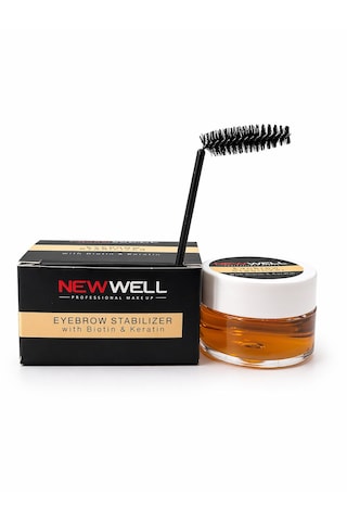 New Well Eyebrow Stabilizer Kaş Sabitleyici Jel 15g Biotin & Keratin İçerikli Şeffaf Kaş Sabitleyici Wax